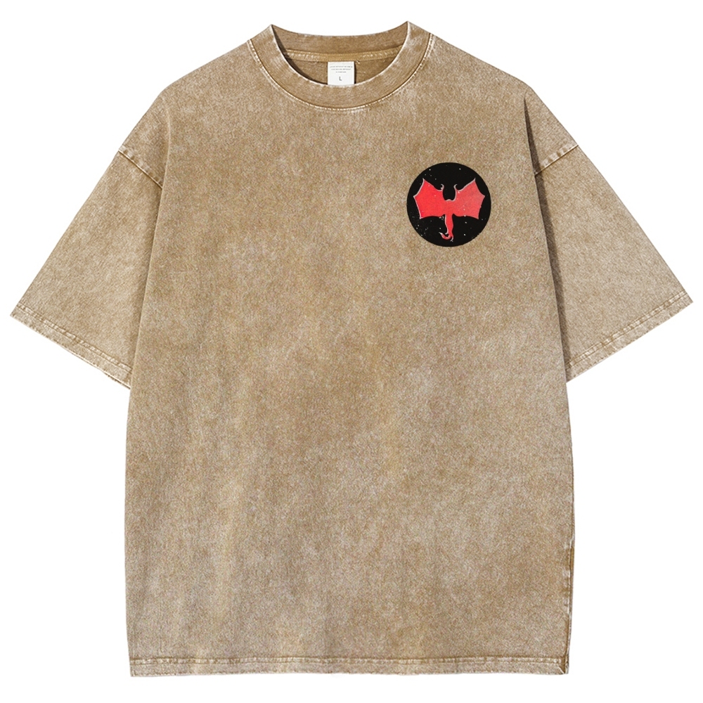 Demobat Anatomy Chart Washed T-Shirt