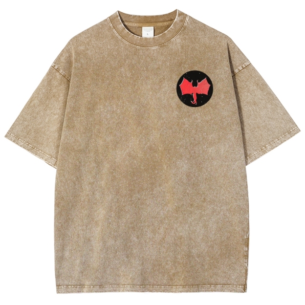 Demobat Anatomy Chart Washed T-Shirt