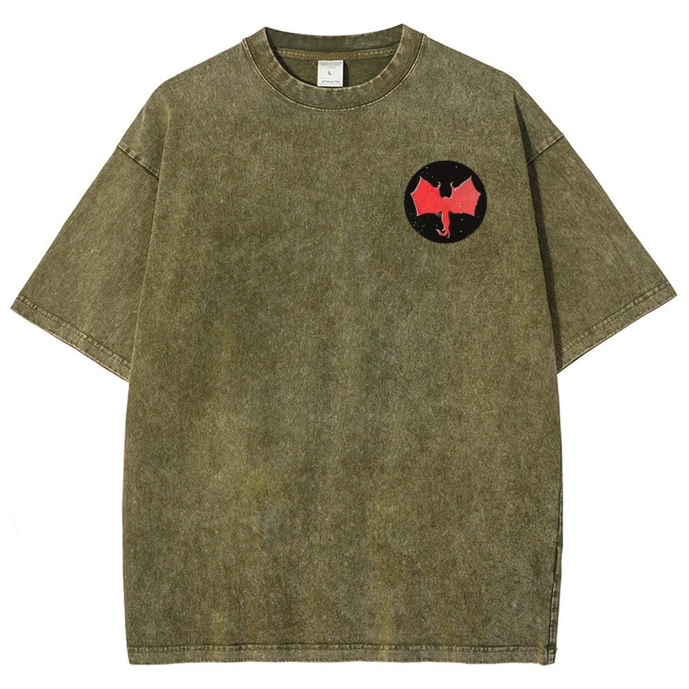 Demobat Anatomy Chart Washed T-Shirt