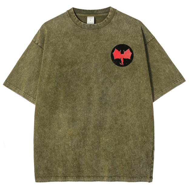 Demobat Anatomy Chart Washed T-Shirt