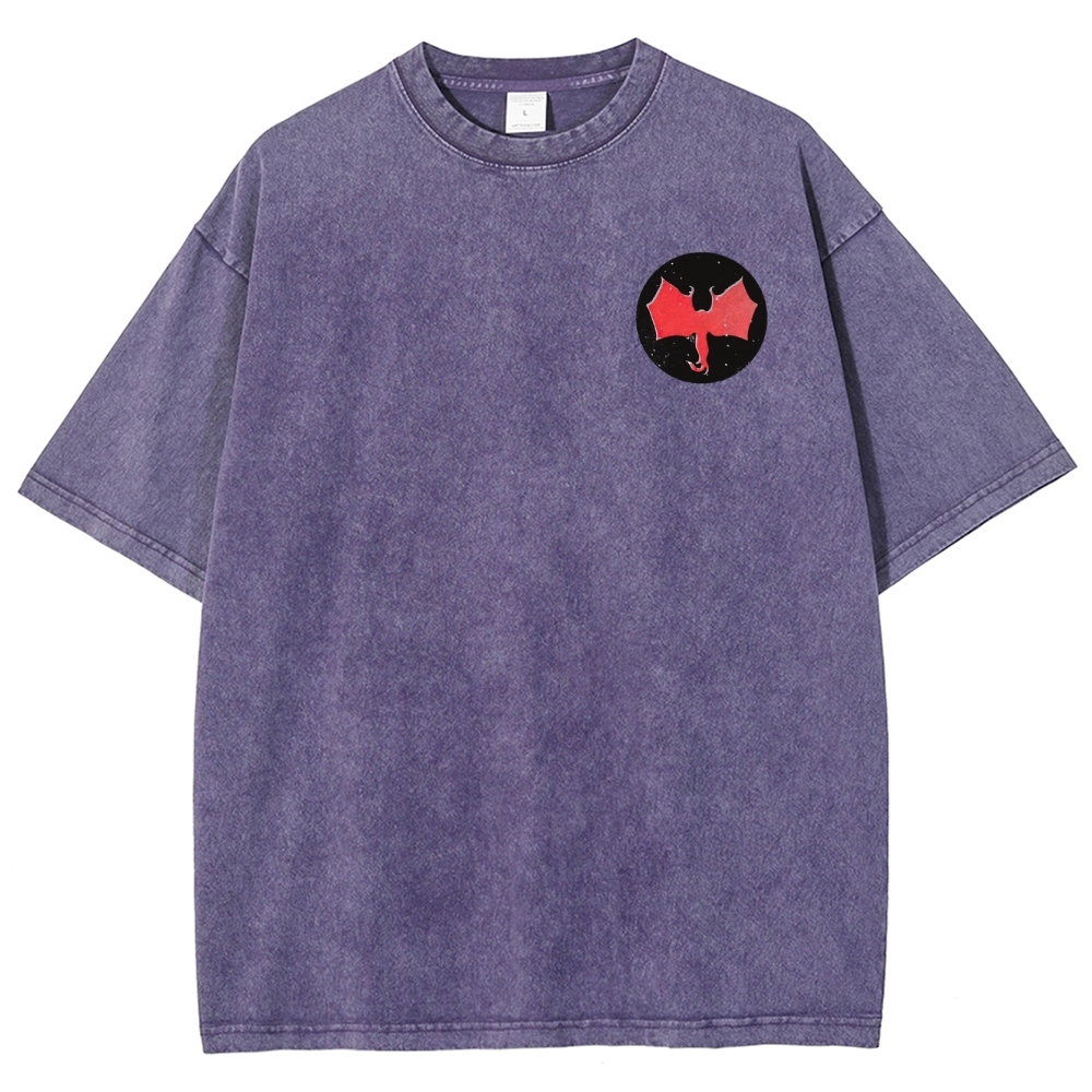 Demobat Anatomy Chart Washed T-Shirt