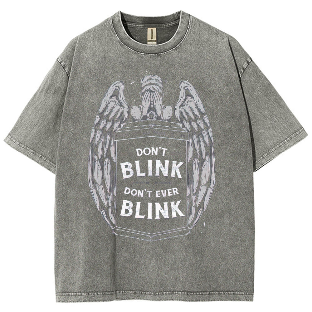 "Don't Blink" Angelic Police Box Washed T-Shirt