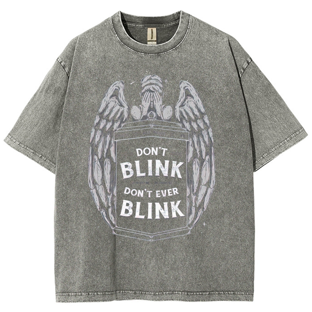 "Don't Blink" Angelic Police Box Washed T-Shirt