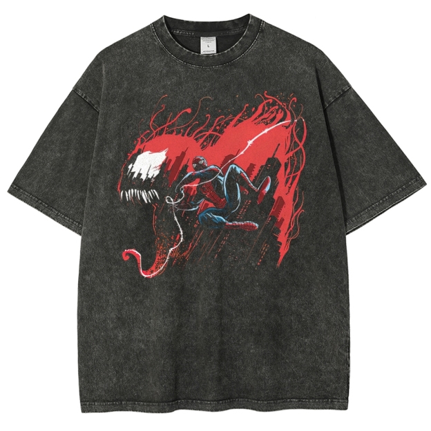 Symbiote Chase Cityscape Washed T-Shirt