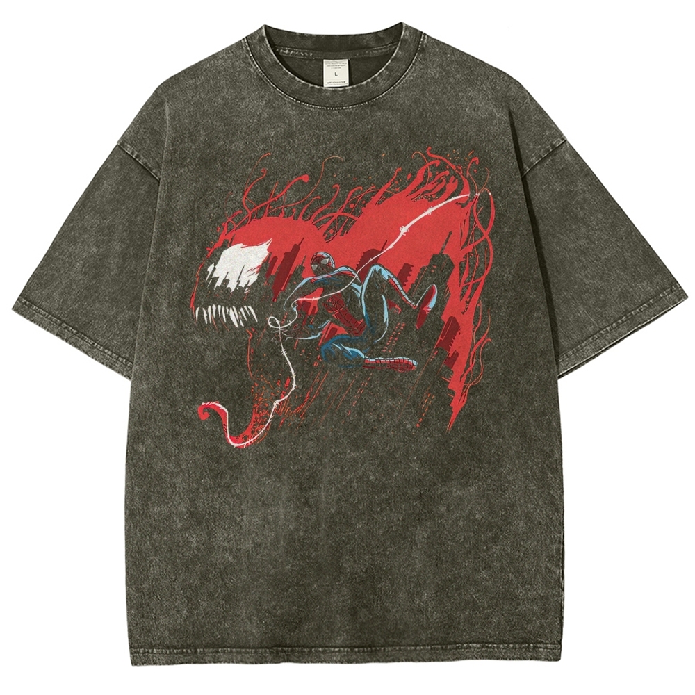 Symbiote Chase Cityscape Washed T-Shirt