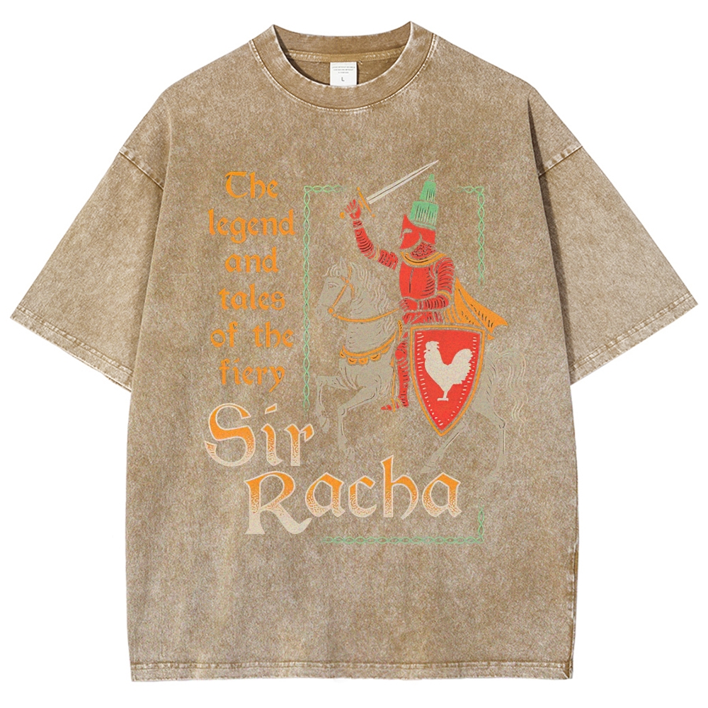The Legend of Sir Racha Medieval Washed T-Shirt