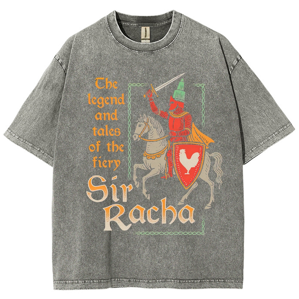 The Legend of Sir Racha Medieval Washed T-Shirt