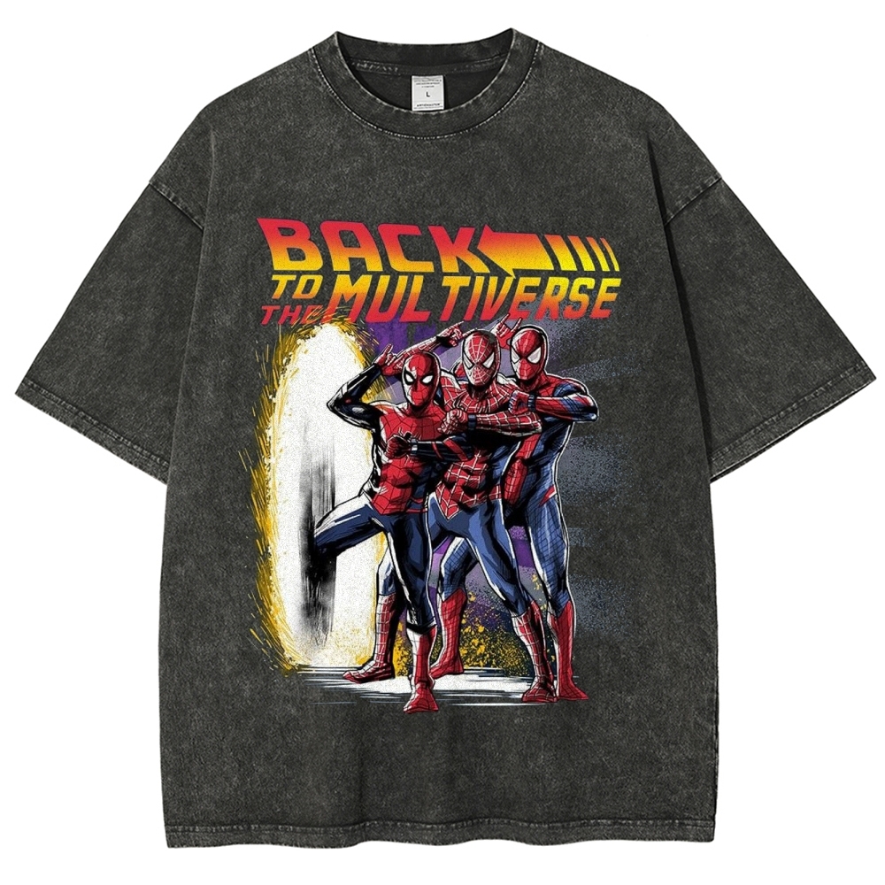 "Back to the Multiverse" Hero Trio Washed T-Shirt