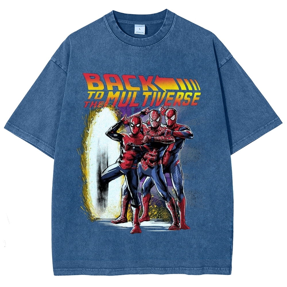 "Back to the Multiverse" Hero Trio Washed T-Shirt