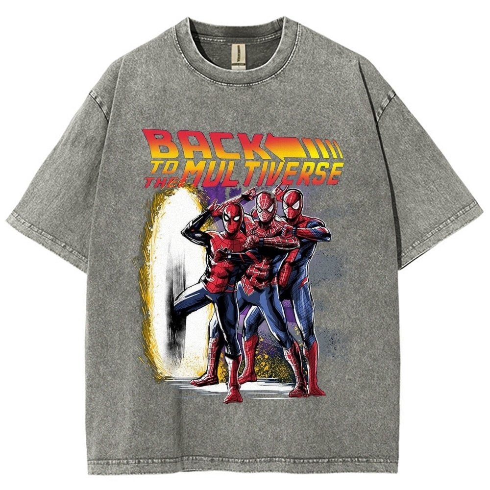 "Back to the Multiverse" Hero Trio Washed T-Shirt