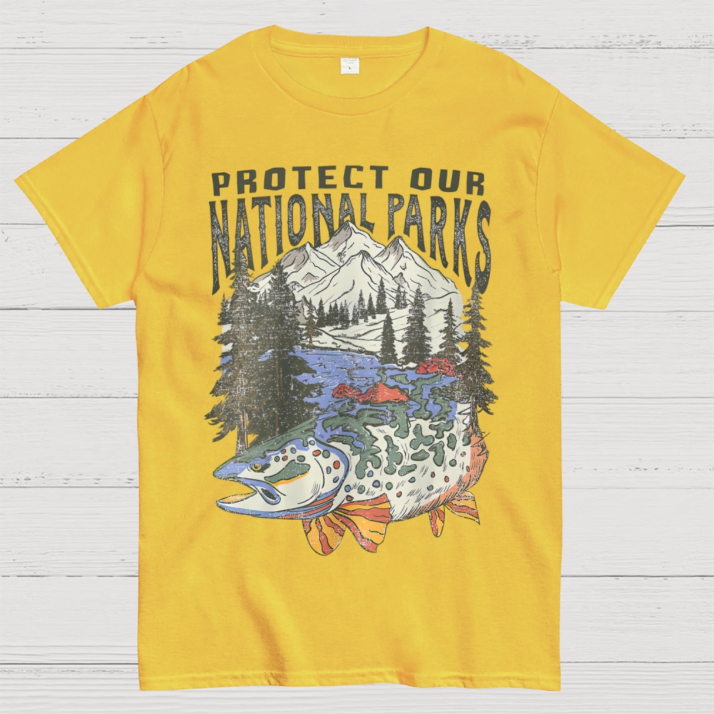 90s National Parks Cotton T-shirt 