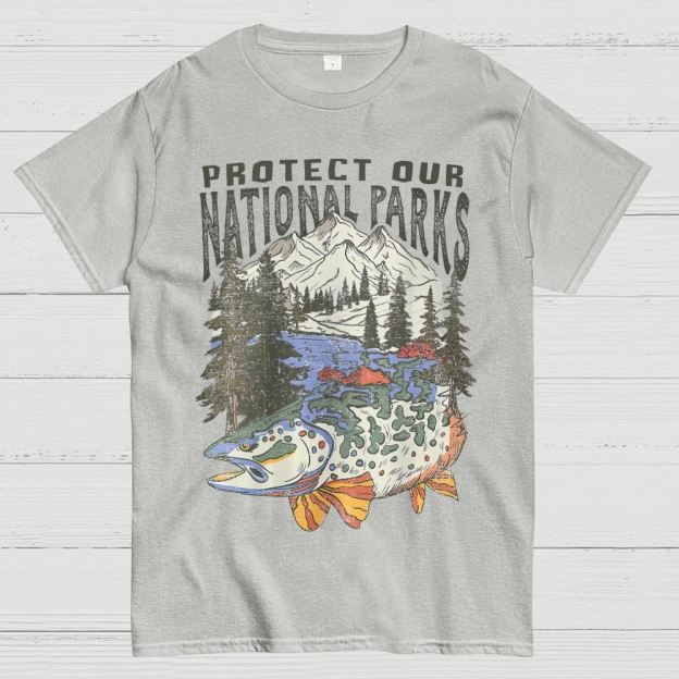 90s National Parks Cotton T-shirt 