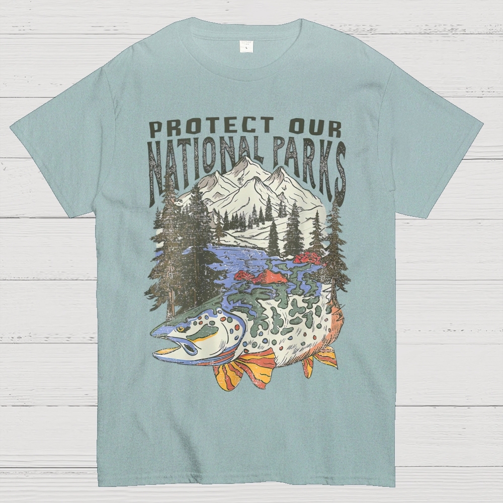 90s National Parks Cotton T-shirt 