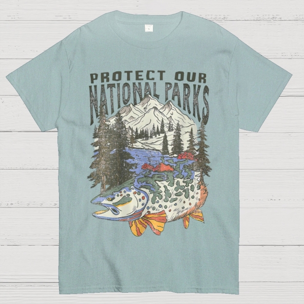 90s National Parks Cotton T-shirt 