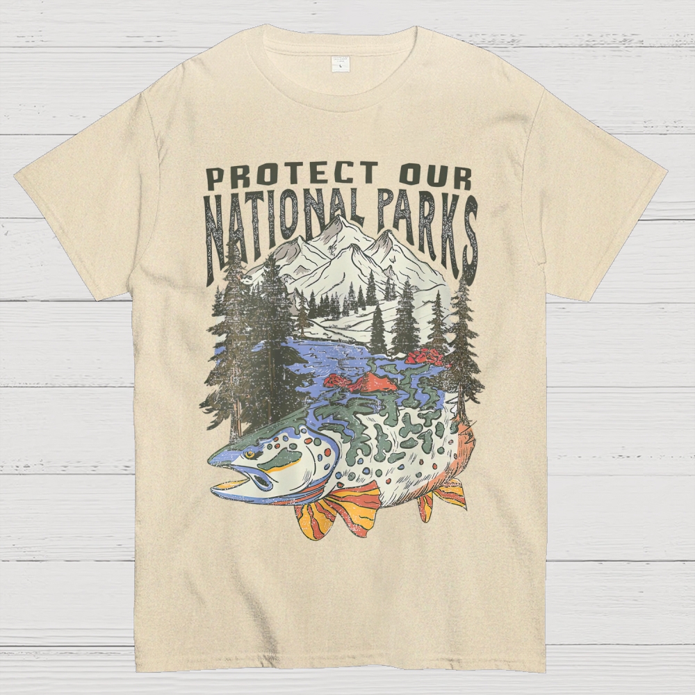 90s National Parks Cotton T-shirt 