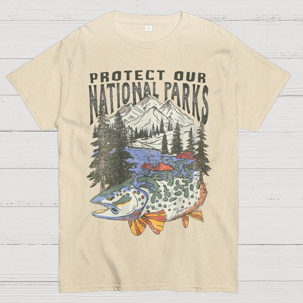 90s National Parks Cotton T-shirt 