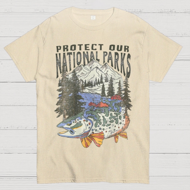 90s National Parks Cotton T-shirt 