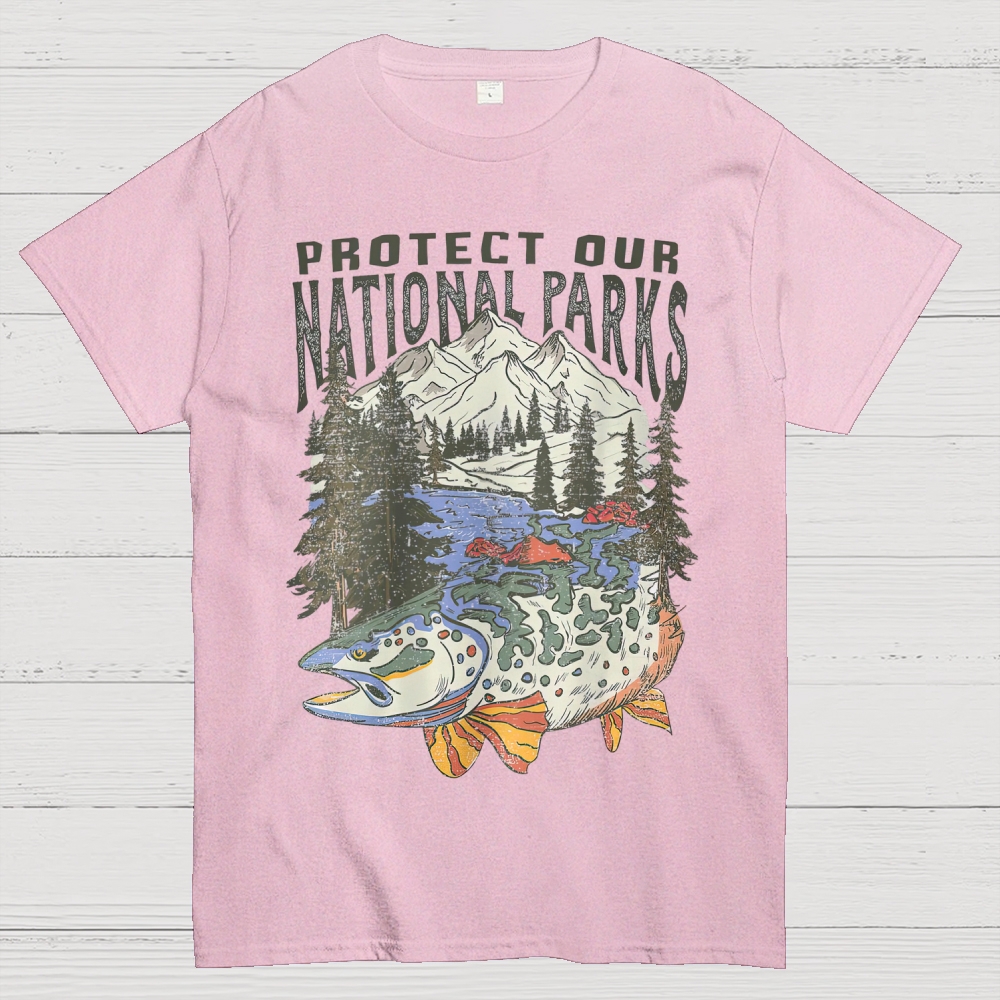 90s National Parks Cotton T-shirt 