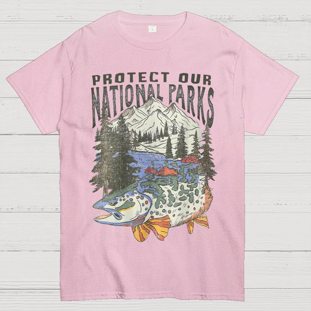 90s National Parks Cotton T-shirt 