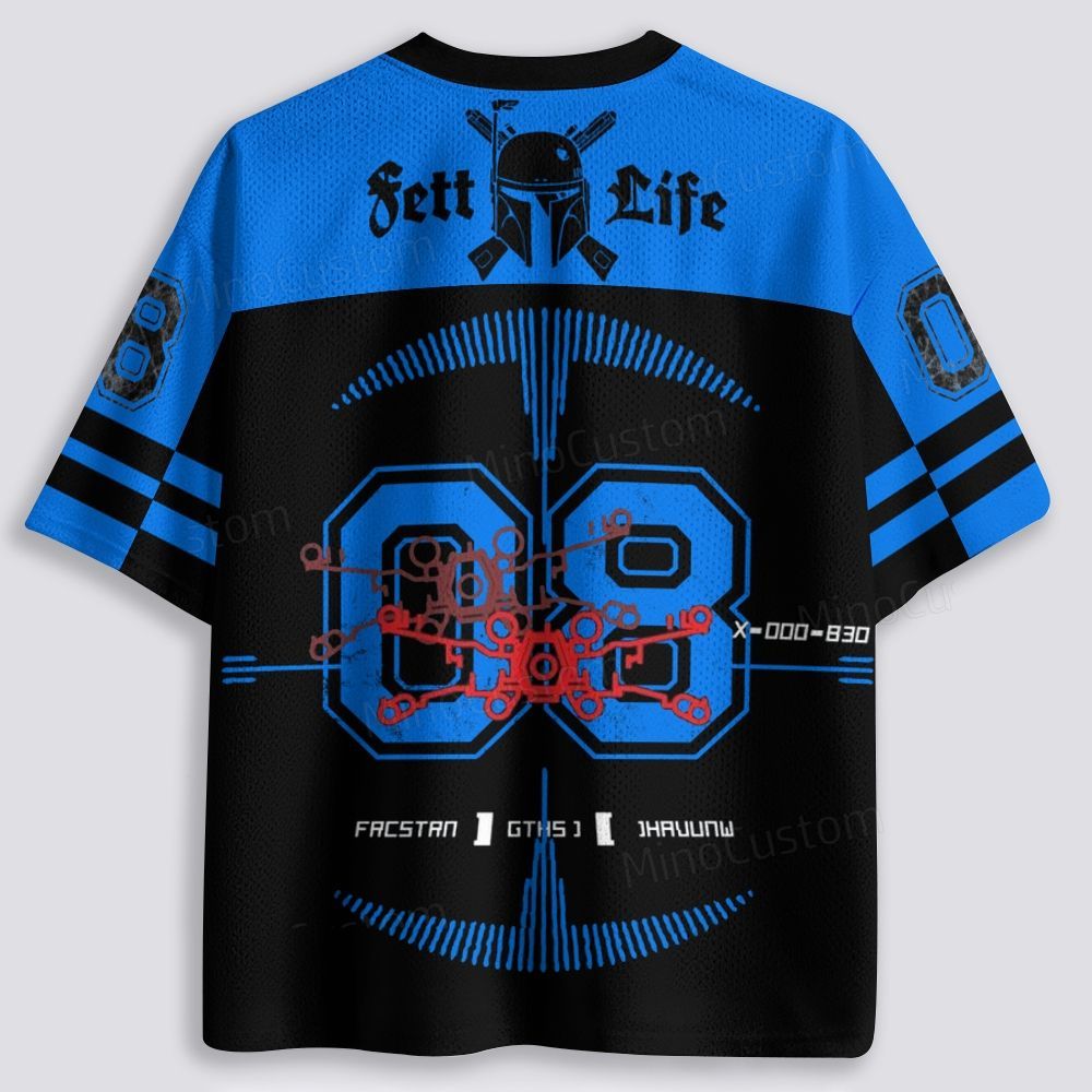 "Fett Life" Bounty Hunter Breathable Mesh Jersey