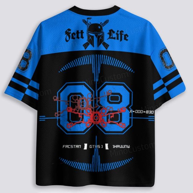 "Fett Life" Bounty Hunter Breathable Mesh Jersey