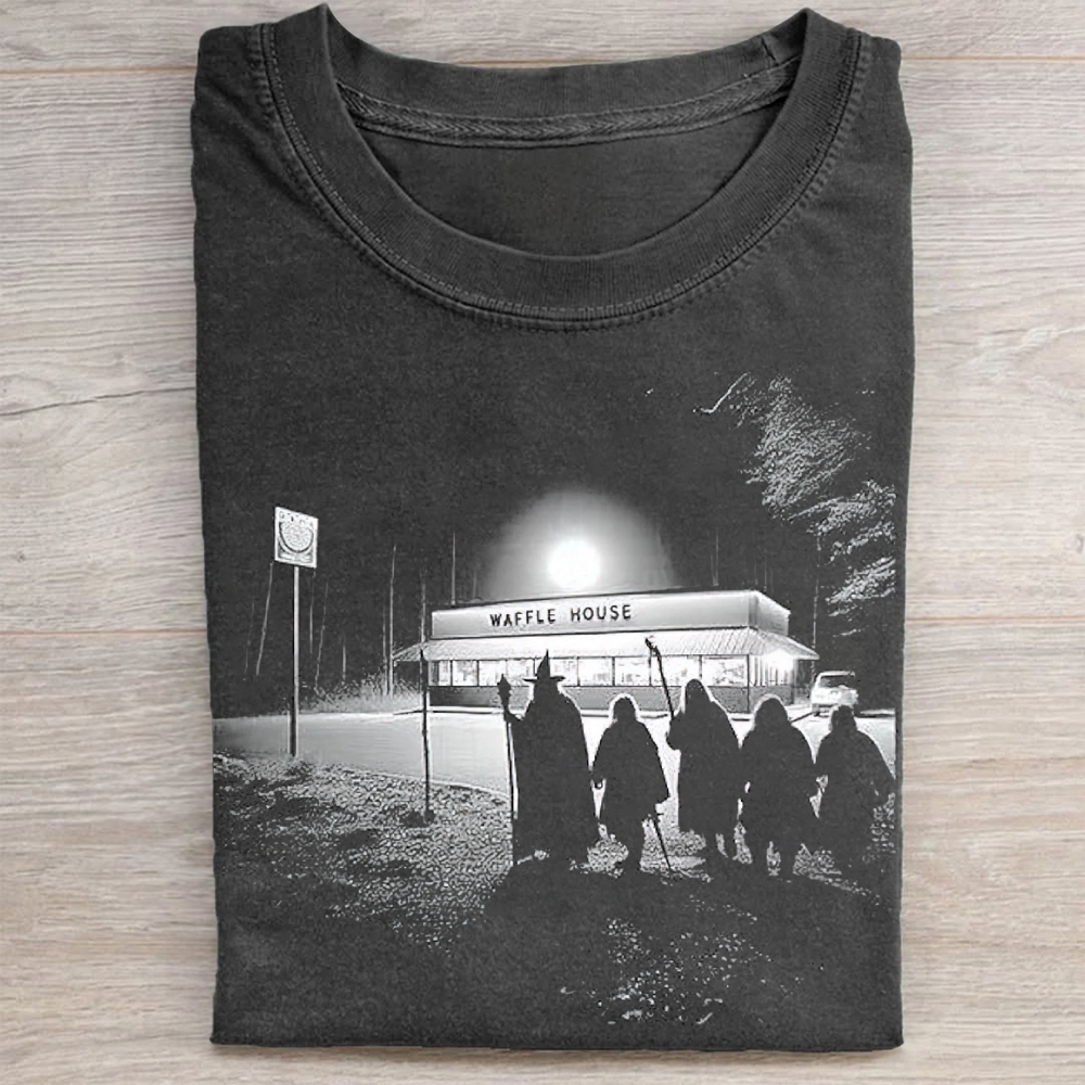 Fellowship at Waffle House Washed Tee