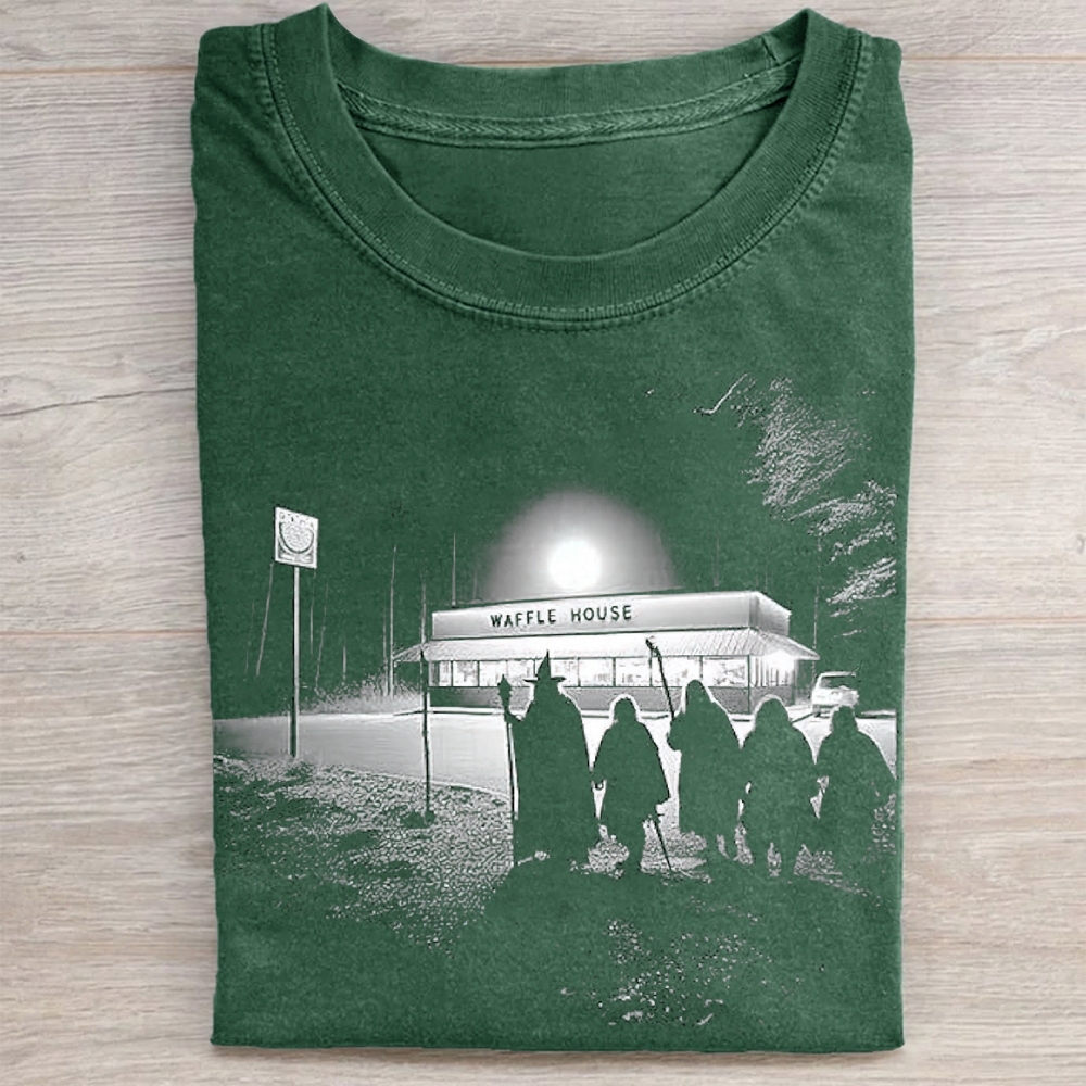 Fellowship at Waffle House Washed Tee