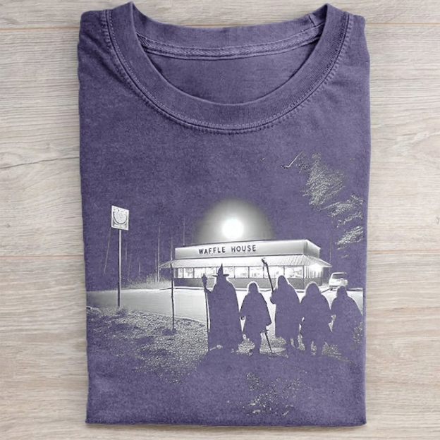 Fellowship at Waffle House Washed Tee