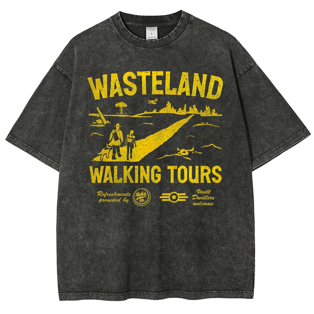 Wasteland Walking Tours Washed T-Shirt 