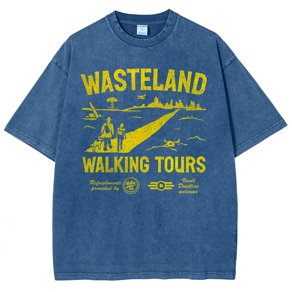Wasteland Walking Tours Washed T-Shirt 