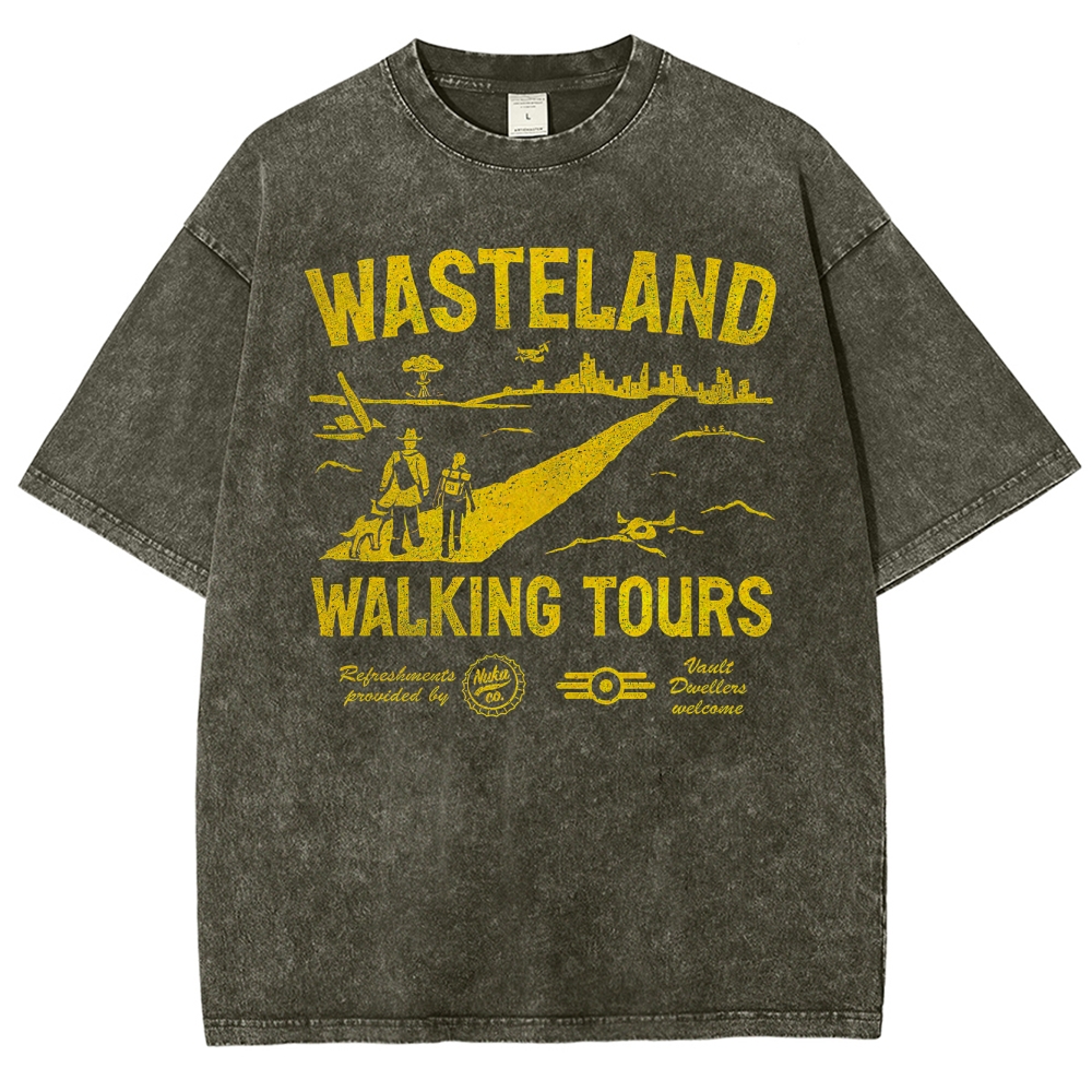 Wasteland Walking Tours Washed T-Shirt 