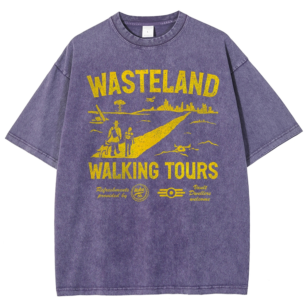 Wasteland Walking Tours Washed T-Shirt 