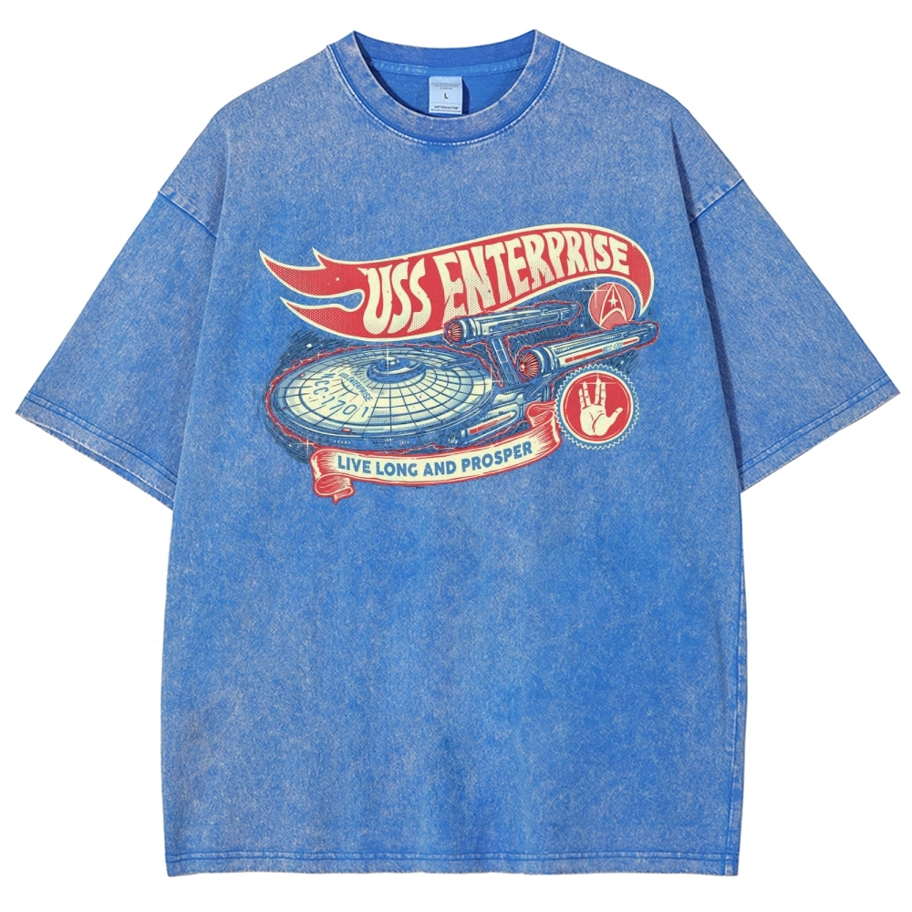 USS Enterprise Vintage Washed T-Shirt