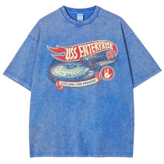 USS Enterprise Vintage Washed T-Shirt