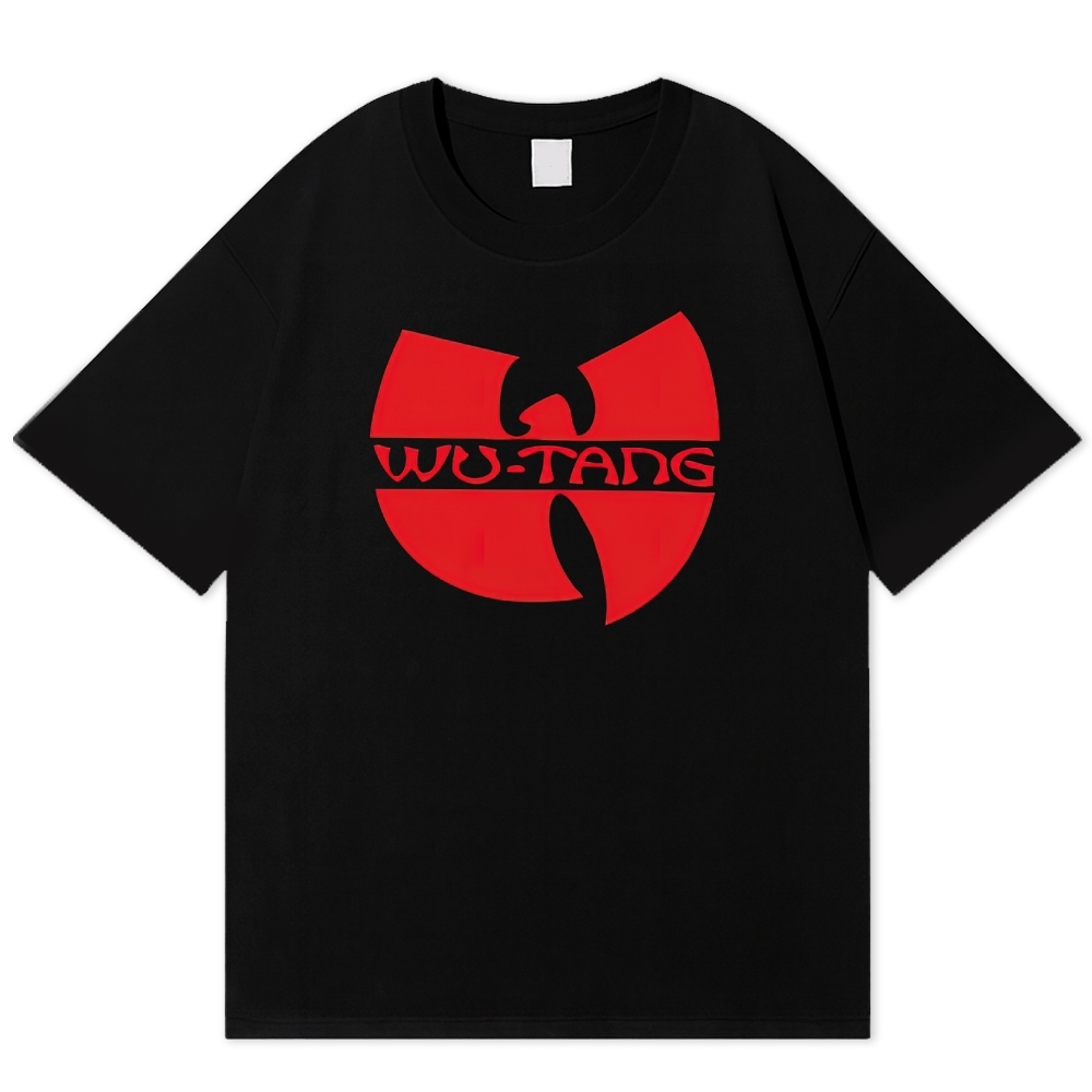 “Wu-Tang Clan Red Logo” Graphic Cotton T-shirt