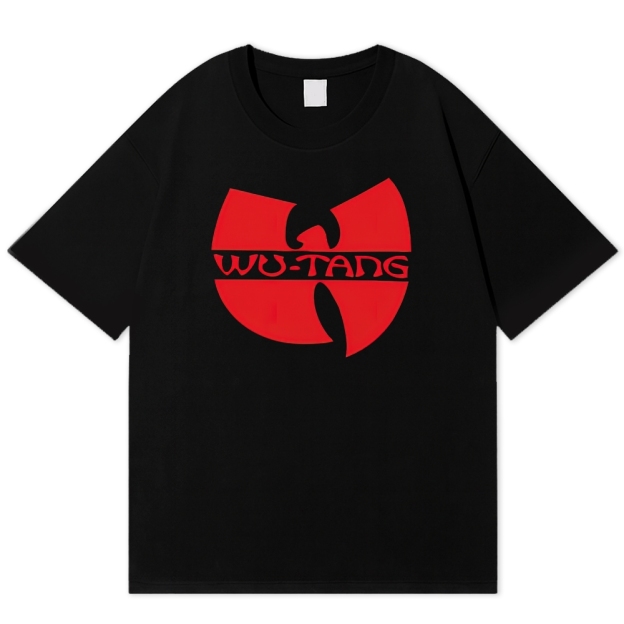 “Wu-Tang Clan Red Logo” Graphic Cotton T-shirt