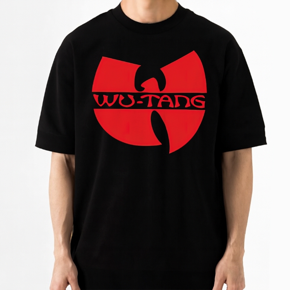 “Wu-Tang Clan Red Logo” Graphic Cotton T-shirt