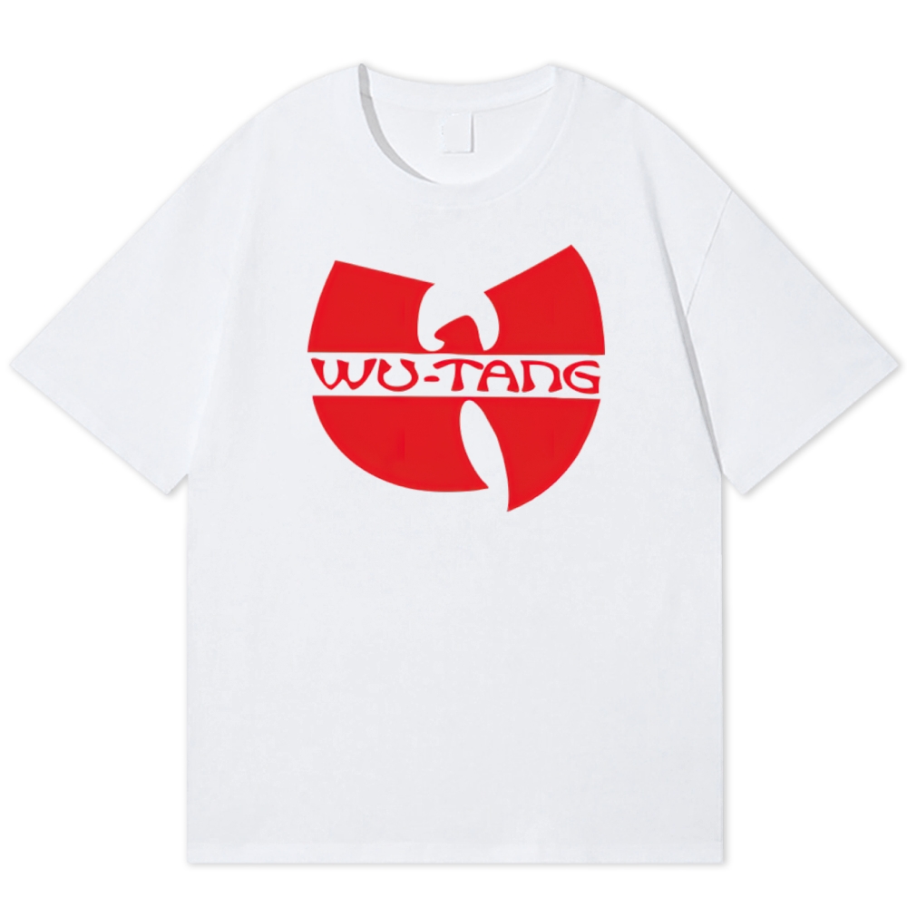 “Wu-Tang Clan Red Logo” Graphic Cotton T-shirt