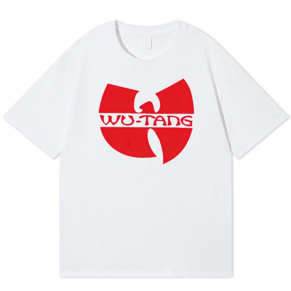 “Wu-Tang Clan Red Logo” Graphic Cotton T-shirt