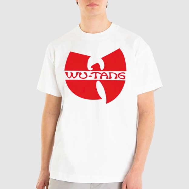 “Wu-Tang Clan Red Logo” Graphic Cotton T-shirt