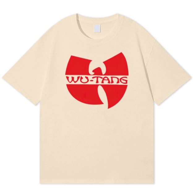 “Wu-Tang Clan Red Logo” Graphic Cotton T-shirt