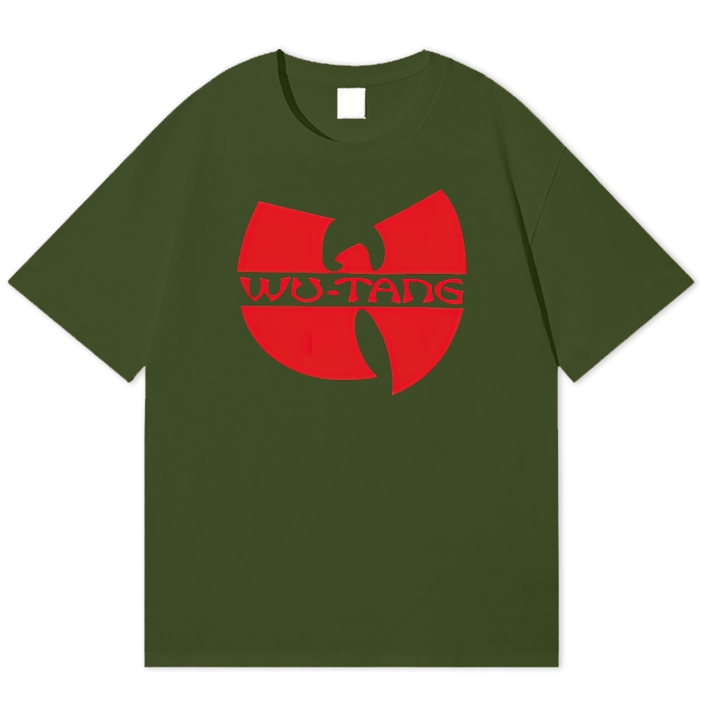 “Wu-Tang Clan Red Logo” Graphic Cotton T-shirt