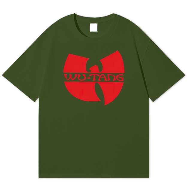 “Wu-Tang Clan Red Logo” Graphic Cotton T-shirt