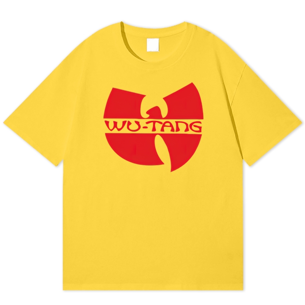 “Wu-Tang Clan Red Logo” Graphic Cotton T-shirt