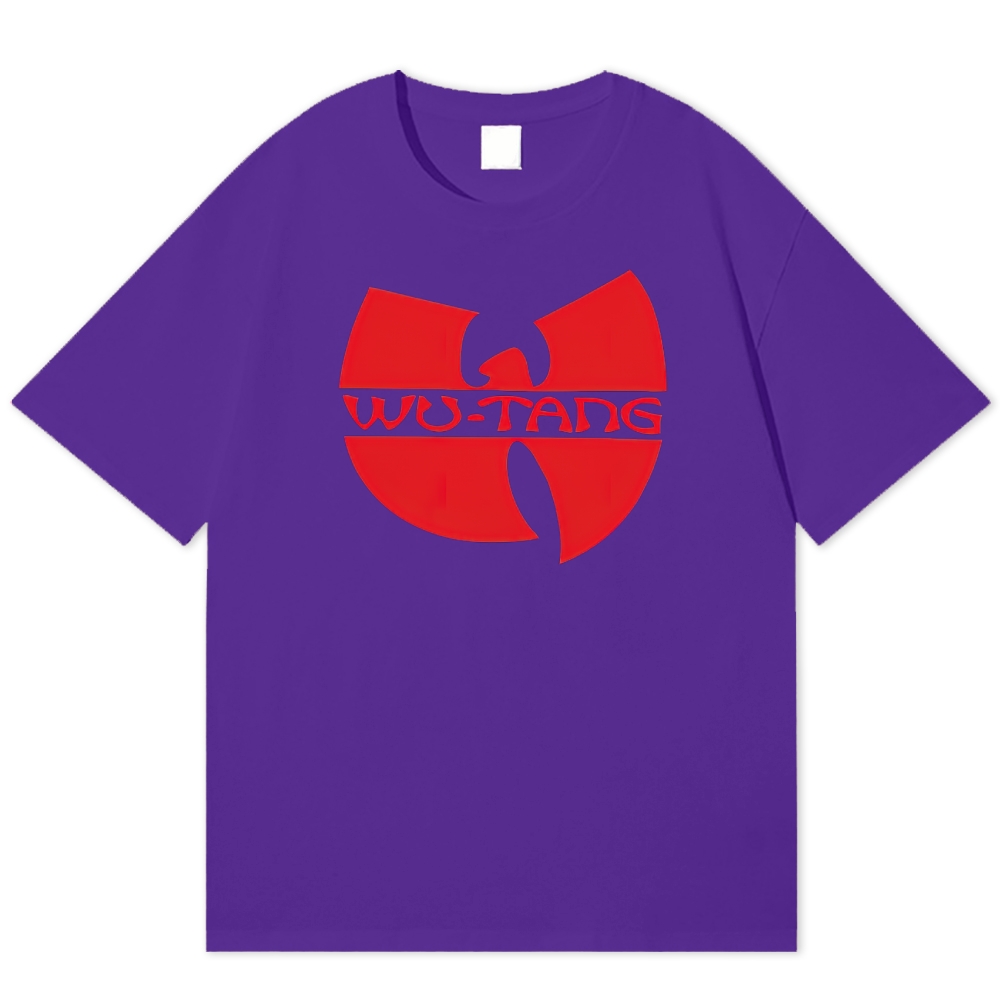 “Wu-Tang Clan Red Logo” Graphic Cotton T-shirt