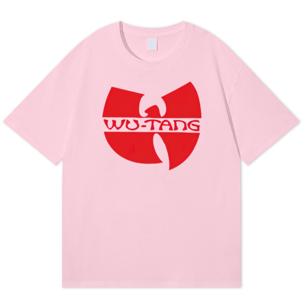 “Wu-Tang Clan Red Logo” Graphic Cotton T-shirt