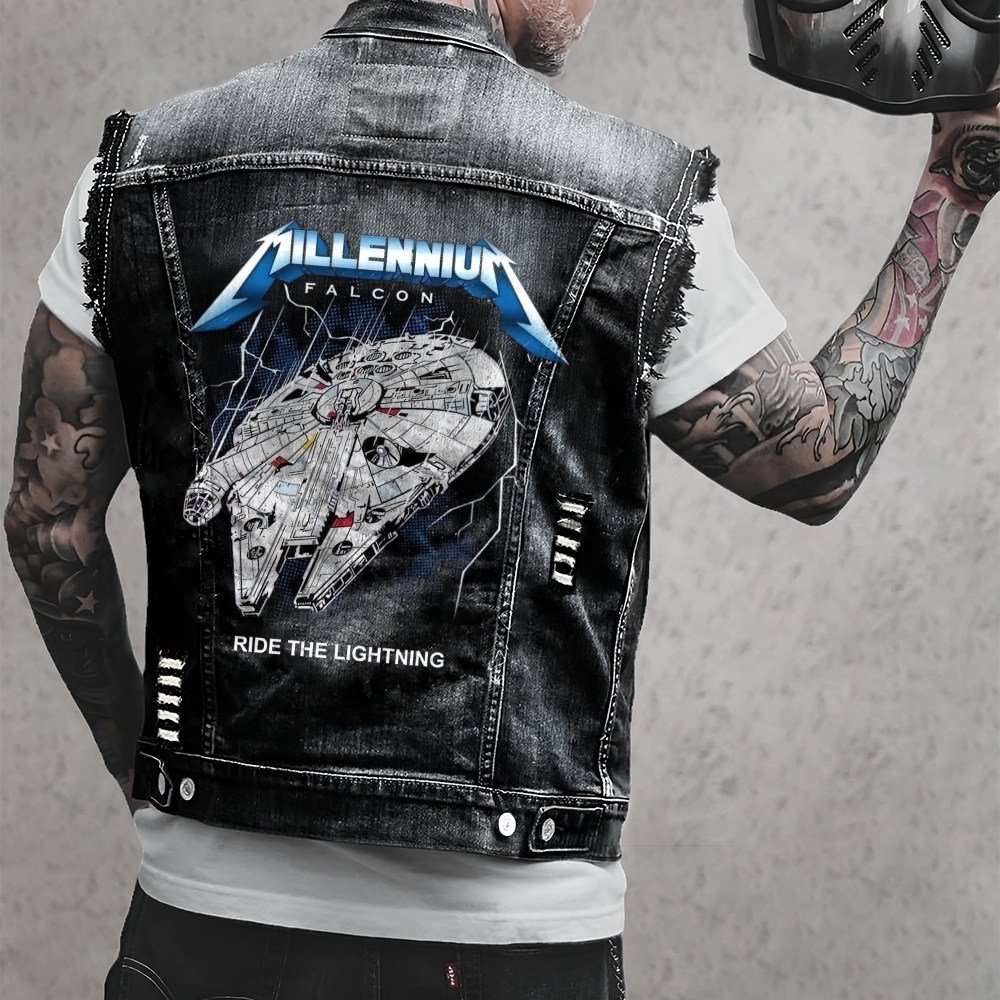 Retro Star Wars World Denim vest 