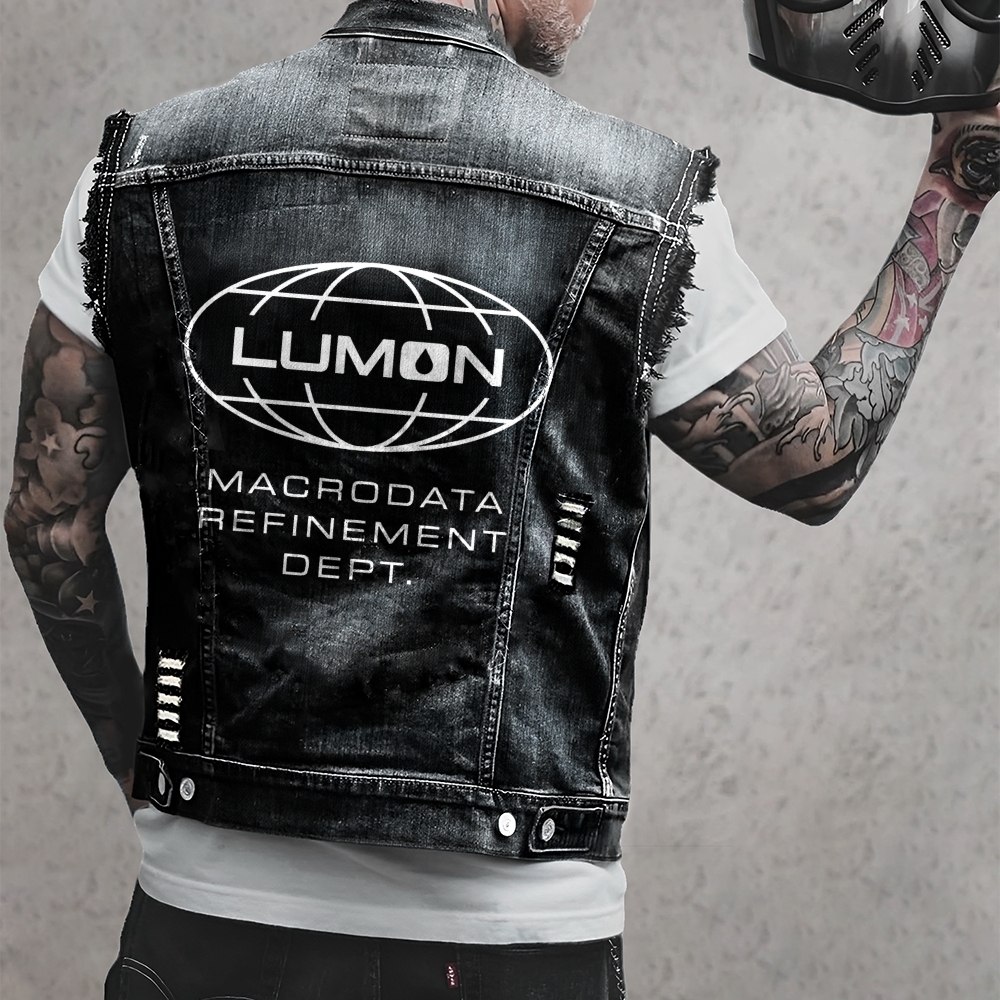 Vintage Distressed Denim Vest