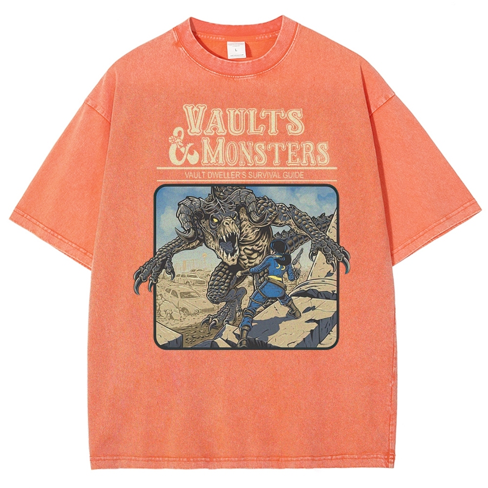 Vaults And Monsters Washed T-Shirt 
