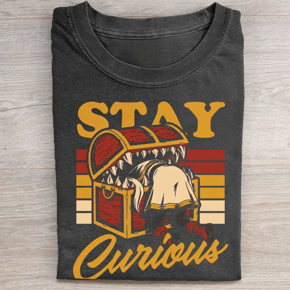 Fantasy Monster Chest  Washed Tee 